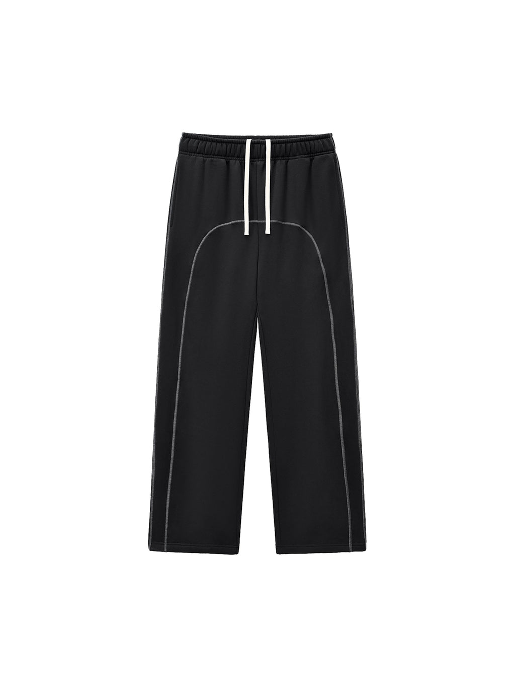 Contrast-Stitched Fleece Sweatpants